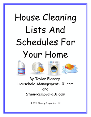 Weekly Kitchen Cleaning Schedule Checklist Template