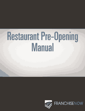 Restaurant Opening Schedule Sample Template