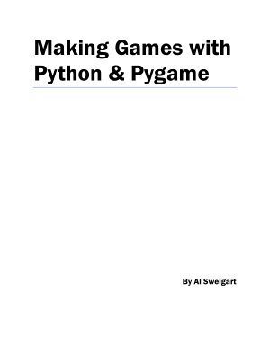 Free Download PDF Books, Making Games With Python And Pygame
