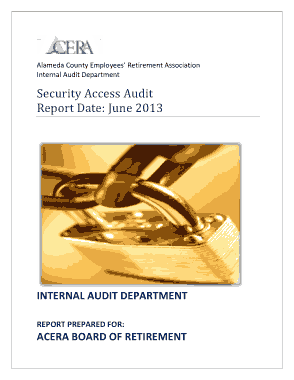 Security Access Audit Report Template
