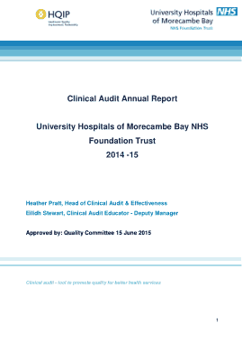 Free Download PDF Books, University Hospital Annual Clinical Audit Report Template
