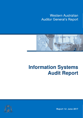 Free Download PDF Books, Sample Information System Audit Report Template