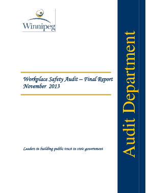 Workplace Safety Audit Report Template