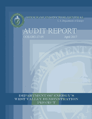 Free Download PDF Books, Project Audit Report DOE Template