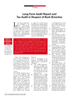 Long Form Audit Report and Tax Audit Template