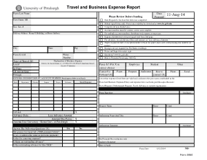 Free Download PDF Books, Business Expense Report Template