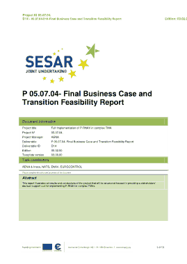 Business Feasibility Sample Report Template