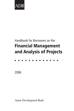 Financial Management and Project Report Format Template