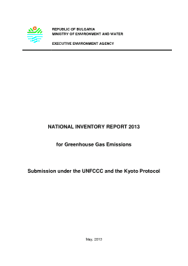 National Inventory Report Template