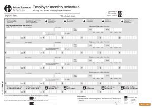 Free Download PDF Books, Employee Monthly Work Schedule Fillable Template