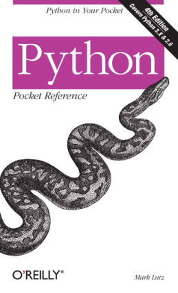 Python Pocket Reference 4th Edition Book