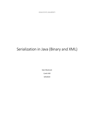 Serialization In Java (Binary And XML)