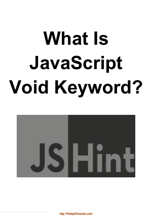 What Is JavaScript Void Keyword