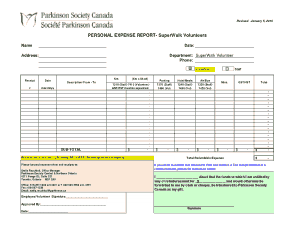 Personal Expense Report Sample Template