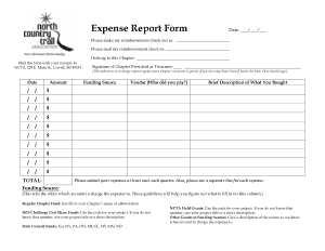 Sample Expense Report Form Template