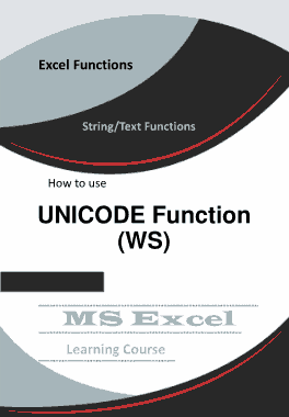 Excel UNICODE Function _ How to use in Worksheet