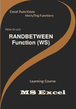 RANDBETWEEN Function _ How to use in Worksheet