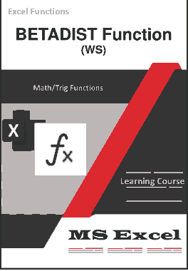 Excel BETADIST Function _ How to use in Worksheet