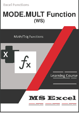 Excel MODE.MULT Function _ How to use in Worksheet