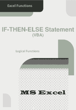 Free Download PDF Books, Excel IF-THEN-ELSE Statement _ How To Use In VBA