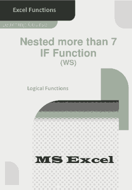 Excel Nested more than 7 IF Function _ How To Use In WS