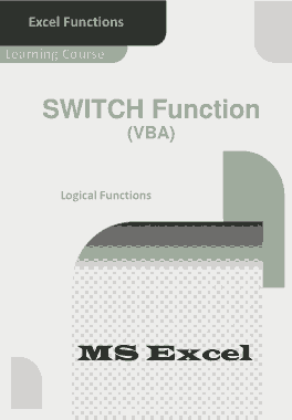 Free Download PDF Books, Excel SWITCH Function _ How To Use In VBA