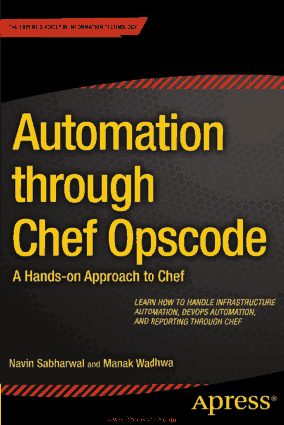 Automation through Chef Opscode, Pdf Free Download