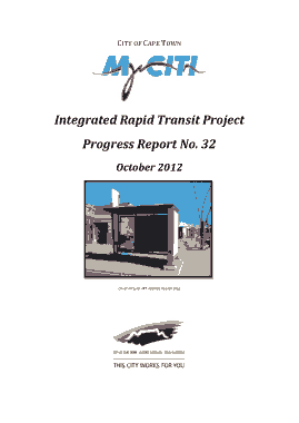 Rapid Transit Project Status Report Example Template