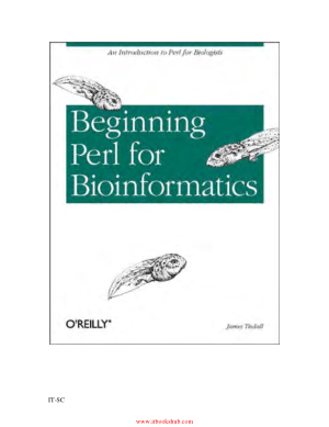 Free Download PDF Books, Beginning Perl for Bioinformatics, Pdf Free Download