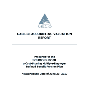Sample Accounting Valuation Report Template
