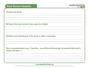 Bookreview Sample Template