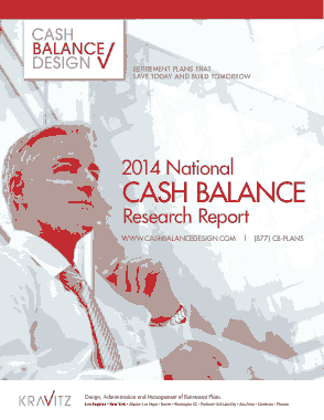 National Cash Balance Research Report Template