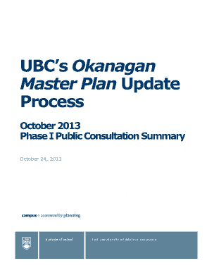 Consultation Summary Project Report Template
