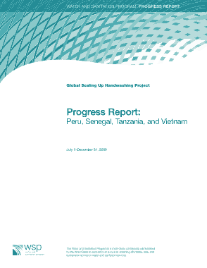 Free Download PDF Books, Global Scaling up Handwashing Project Progress Report Template