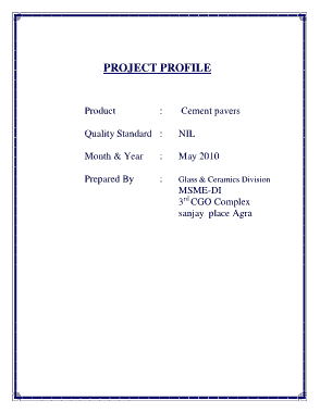 Manufacturing Industries Project Report Template
