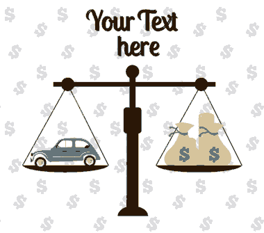 Business Background Car Money Icons Free Vector