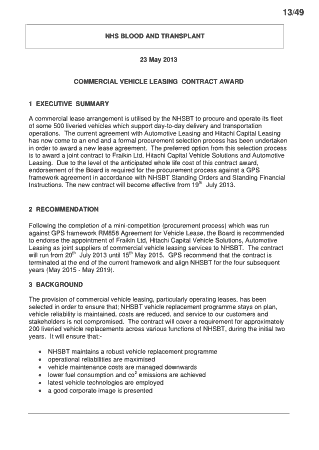 Commercial Vehicle Leasing Contract Template