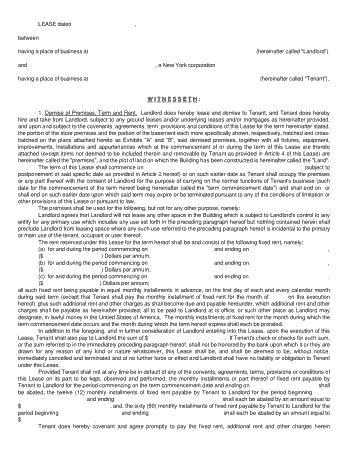 Tenant Commercial Lease Termination Agreement Template