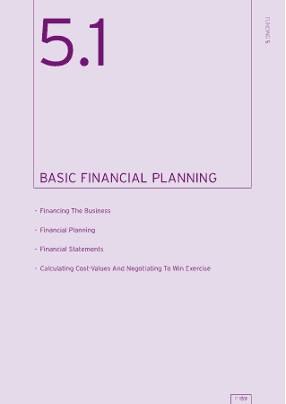 Financial Business Plan PDF Template