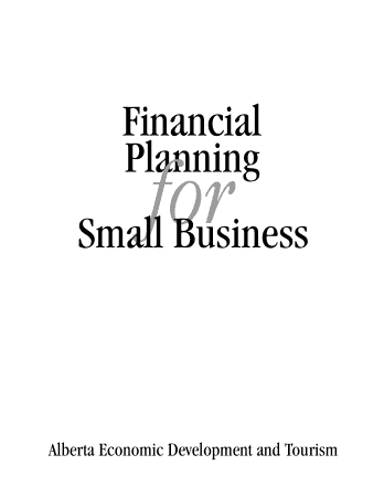 Financial Plainning for Small Business Template