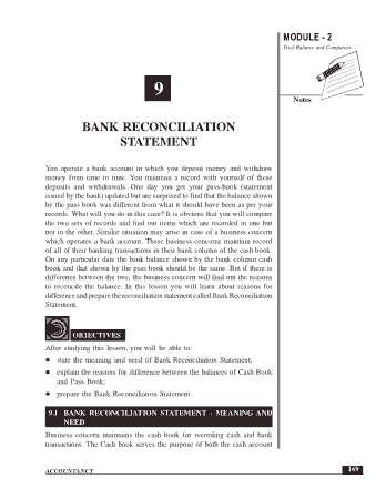 Bank ReconciliationStatement Template