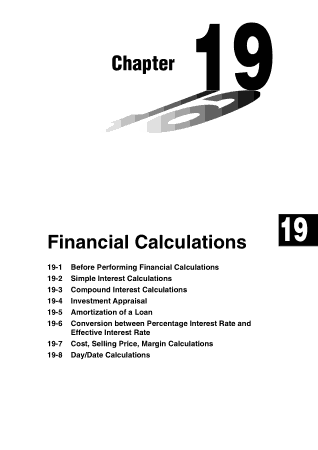Financial Calculations Template