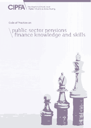Pensions Finance Knowledge and Skills Template