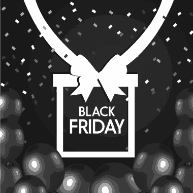 Free Download PDF Books, Black Friday Sales Banner Black White Ornament Free Vector
