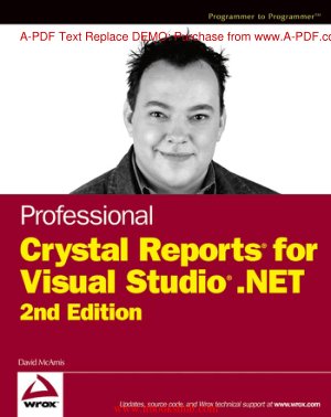 Free Download PDF Books, Professional Crystal Reports for Visual Studio .NET, 2nd Edition