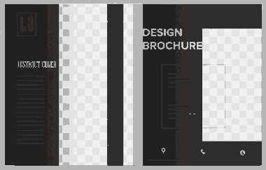 Corporate Brochure Elegant Modern Checkered Contrast Design Free Vector
