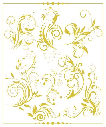 Decorative Background Flat Classical Green Curves Decor Free Vector