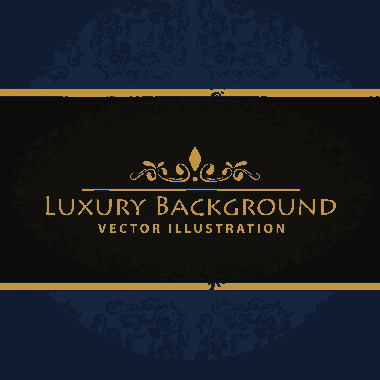 Decorative Background Golden Royal Style Luxury Design Free Vector