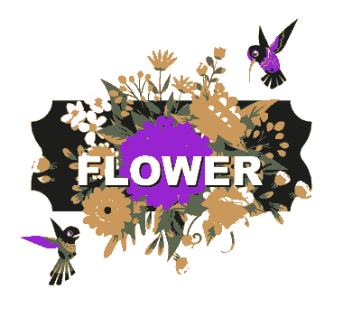 Nature Background Colorful Blooming Floras Birds Sketch Free Vector