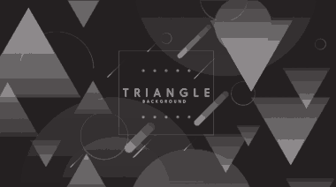 Technology Background Modern Black White Triangle Circles Decor Free Vector